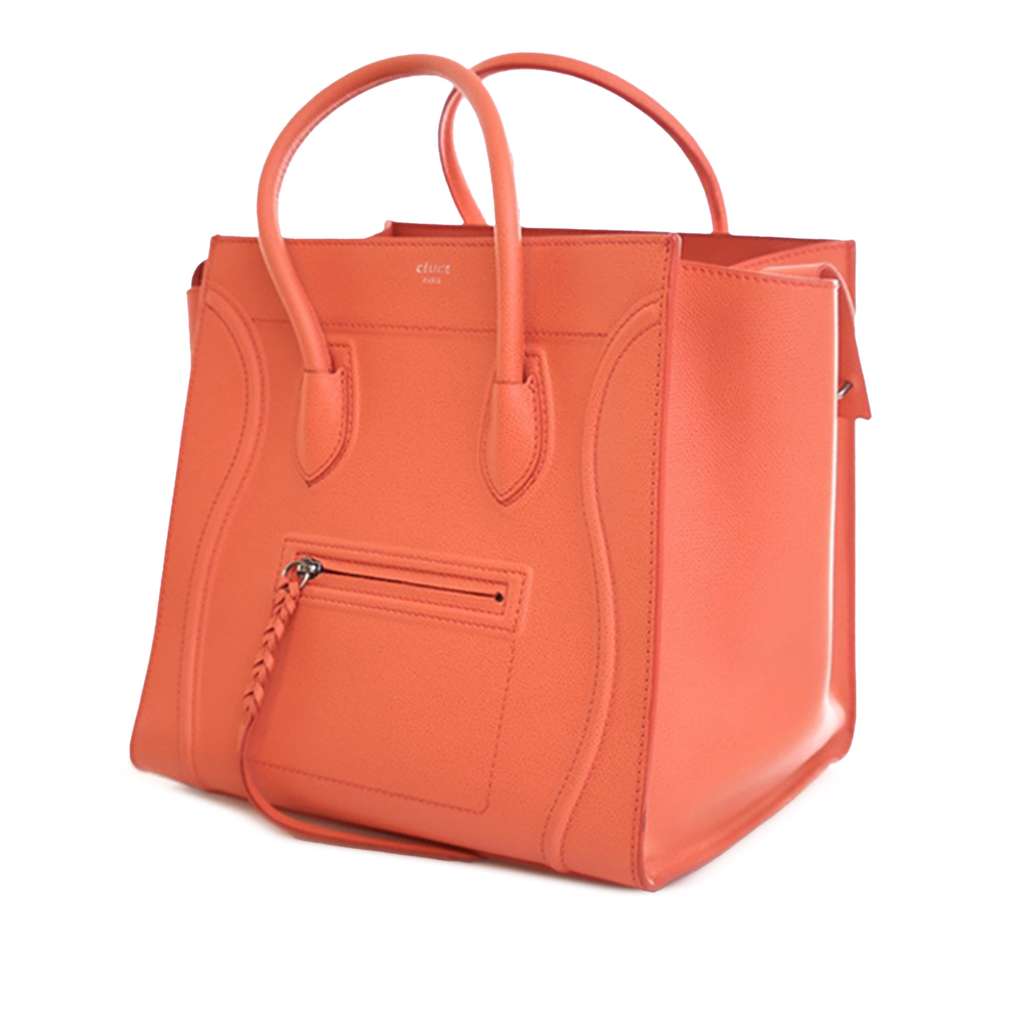 Celine Medium Leather Phantom Luggage Tote - 2