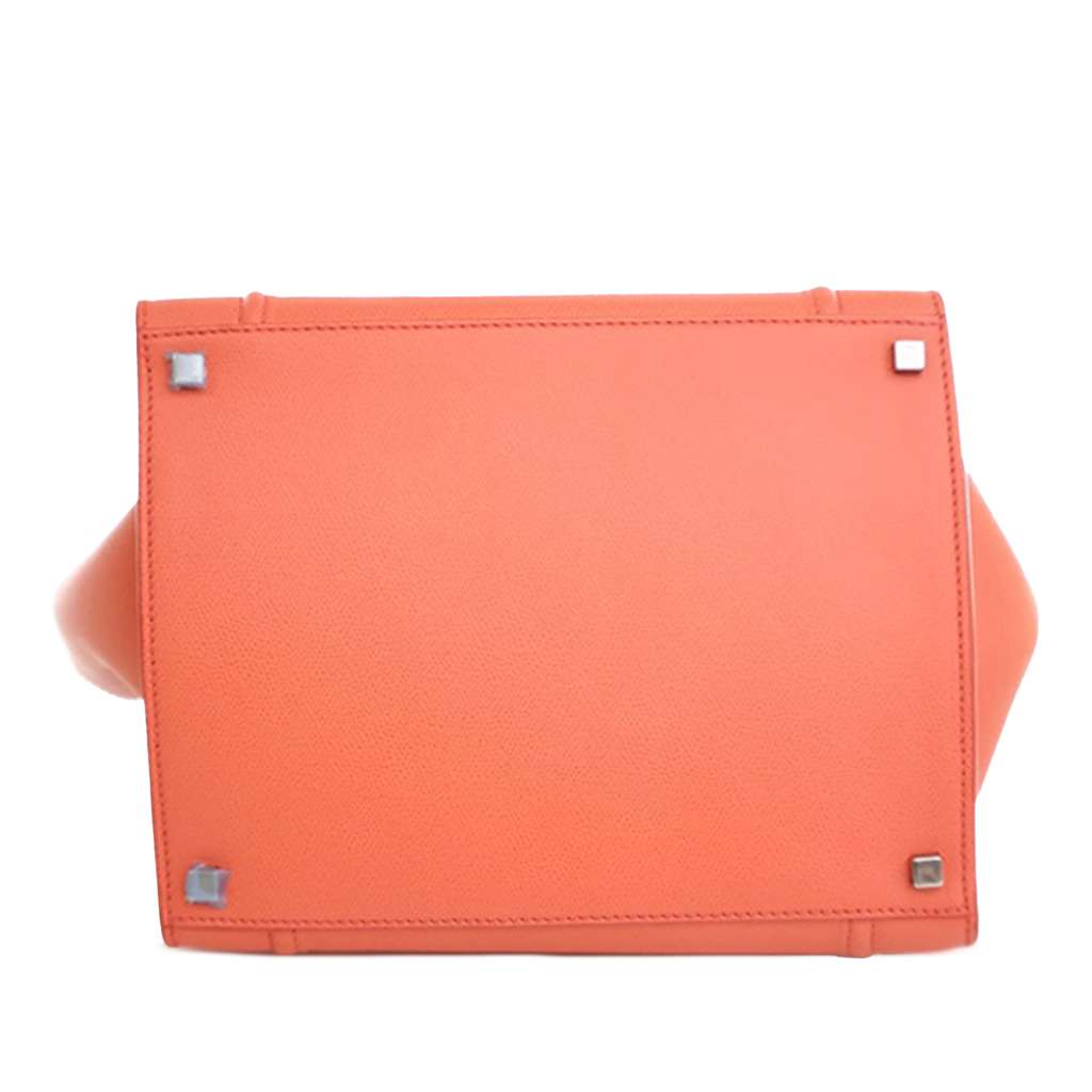 Celine Medium Leather Phantom Luggage Tote - 4