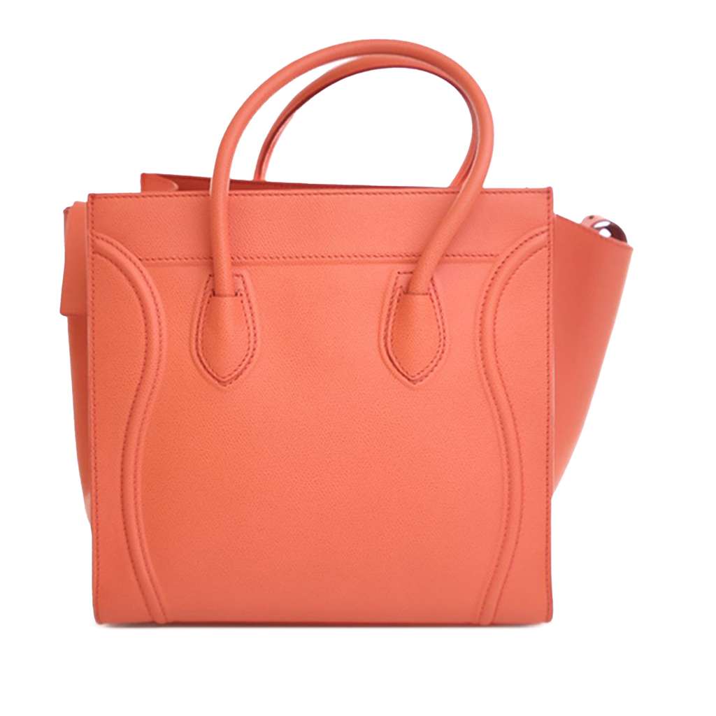 Celine Medium Leather Phantom Luggage Tote - 5