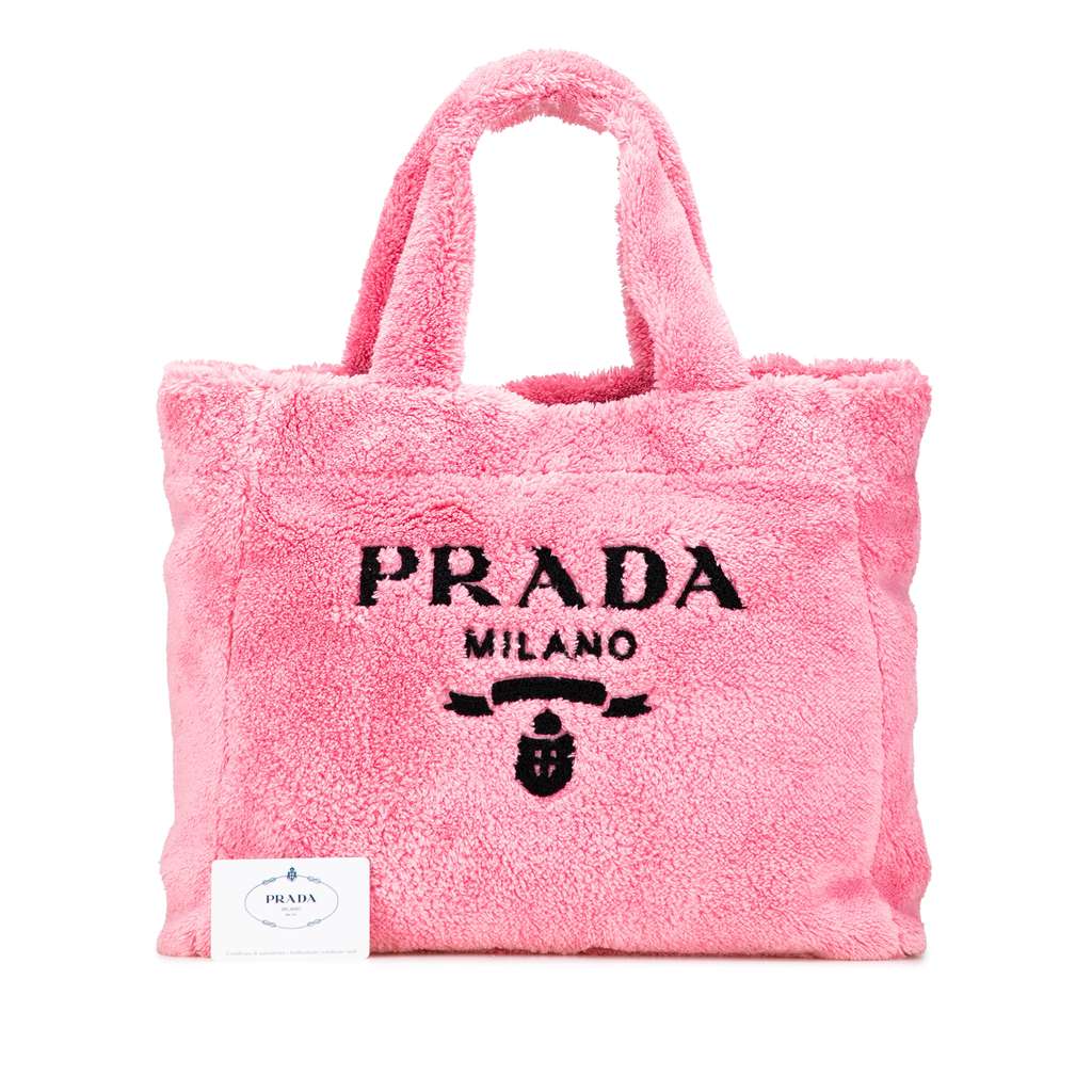 Prada Terry Cloth Tote - Image 13