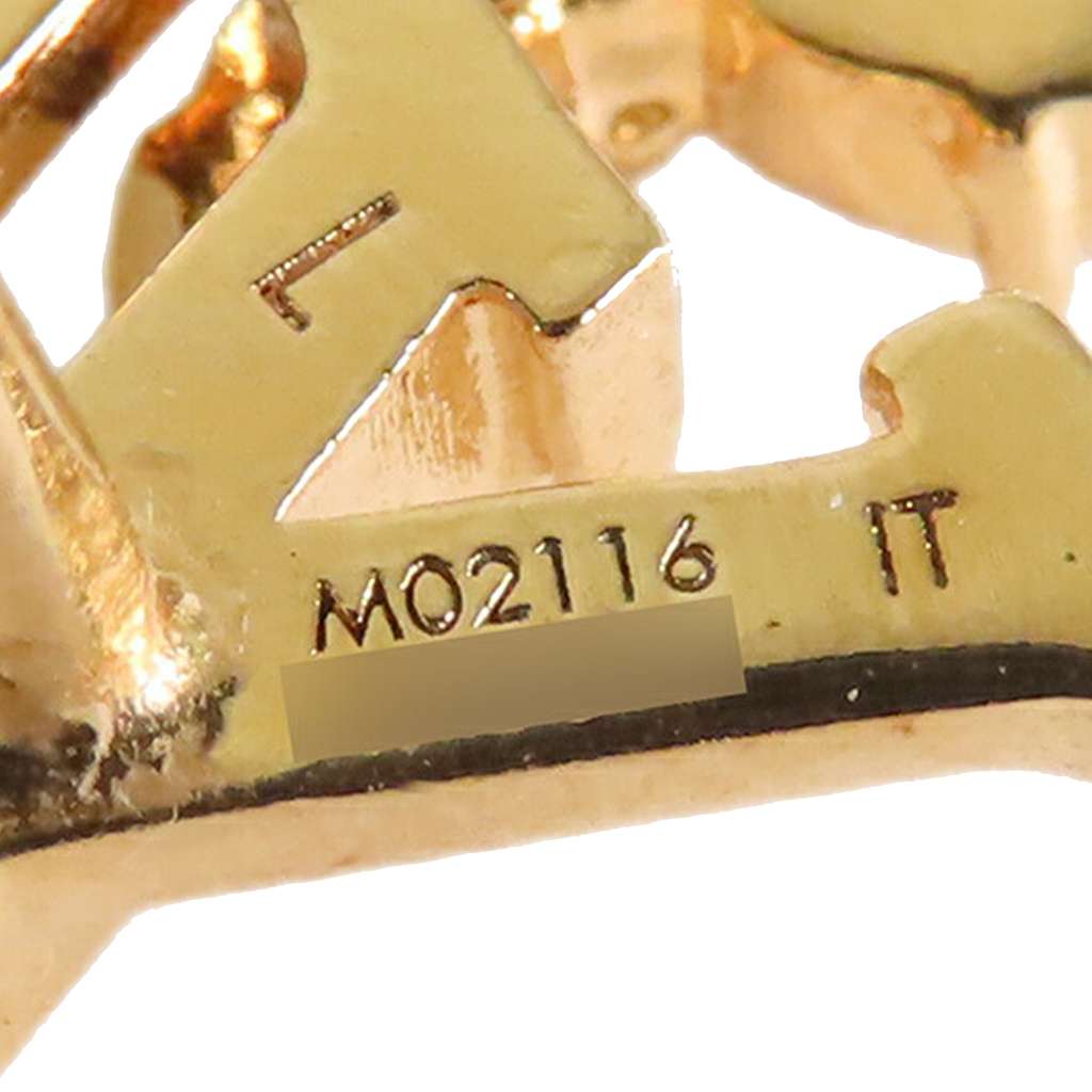 Louis Vuitton Gold Plated LV Iconic Flower Push Back Earrings - 4