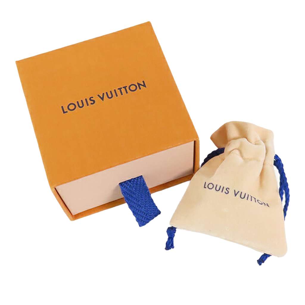 Louis Vuitton Gold Plated LV Iconic Flower Push Back Earrings - Detail 2