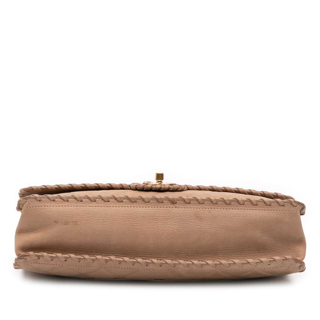 Chanel Jumbo Quilted Iridescent Calfskin Happy Stitch Flap - 3