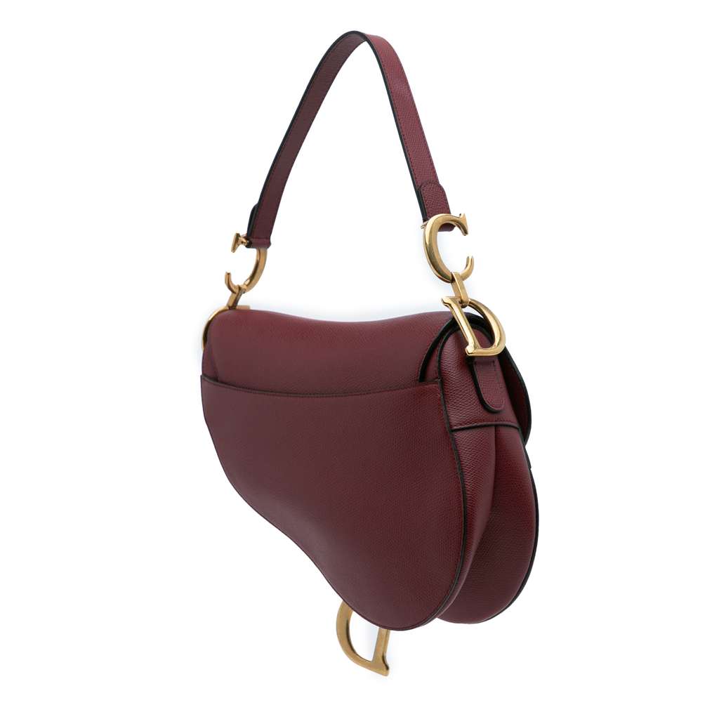 Dior Grained Calfskin Saddle Bag - 2