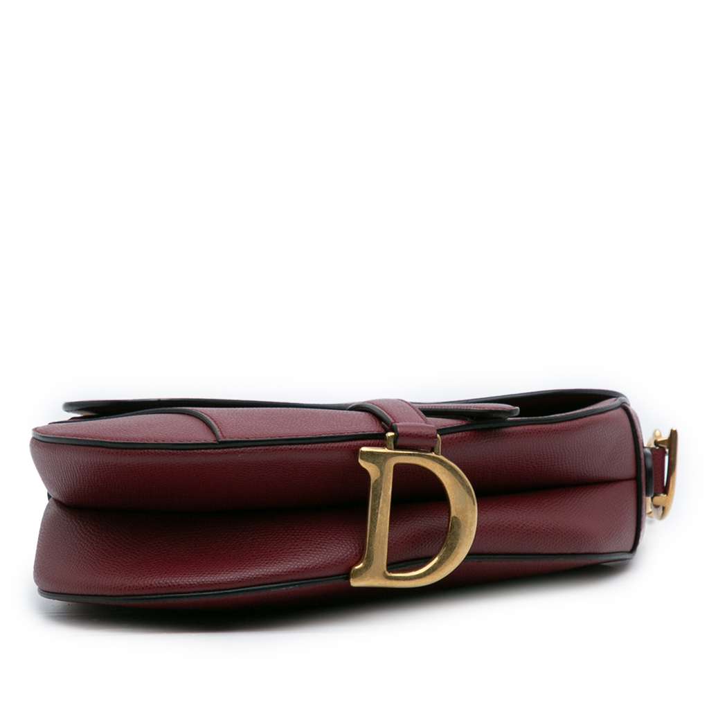 Dior Grained Calfskin Saddle Bag - 3