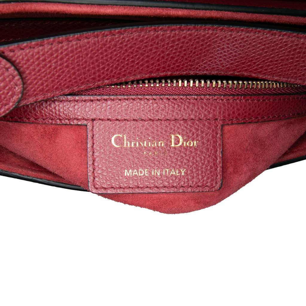 Dior Grained Calfskin Saddle Bag - 5