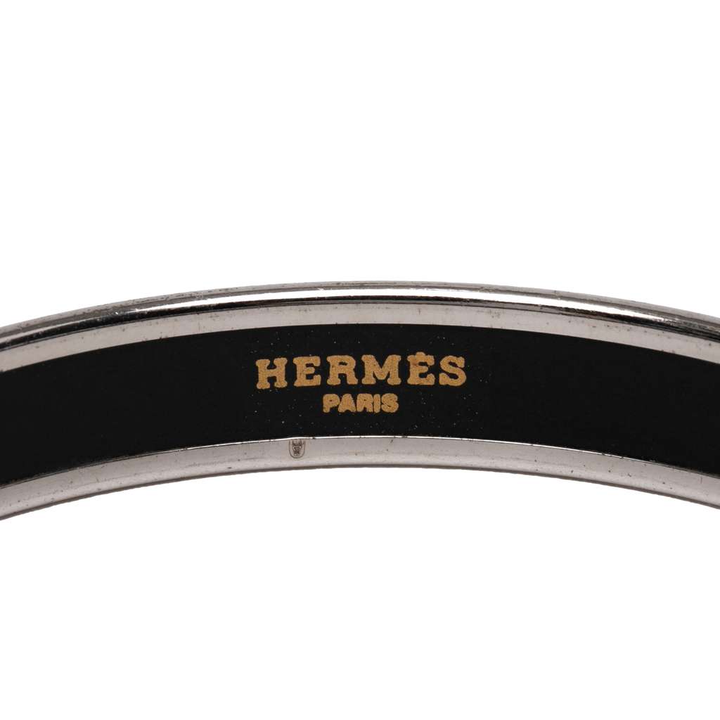 Hermès Narrow Dolphin Enamel Bangle 65 - 4