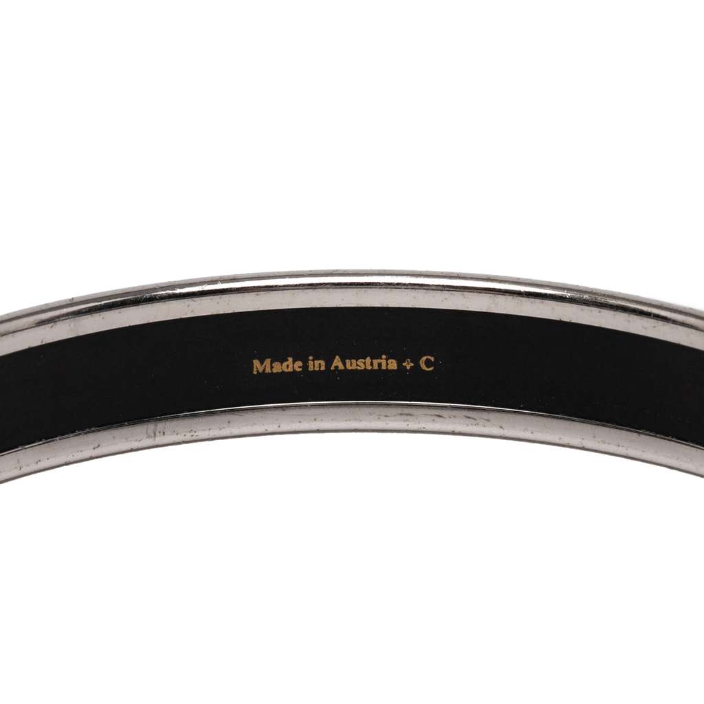 Hermès Narrow Dolphin Enamel Bangle 65 - Side view