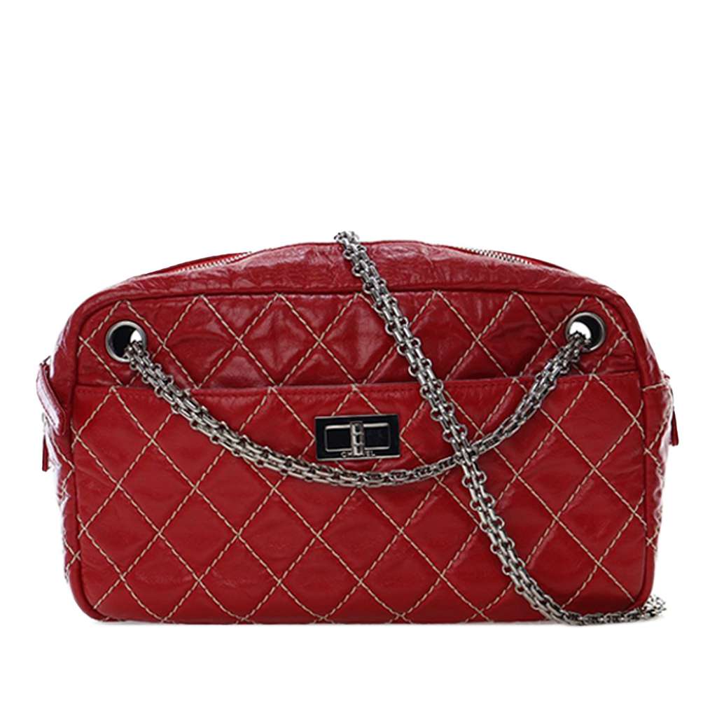Chanel Medium Quilted Aged Calfskin Reissue Camera Bag