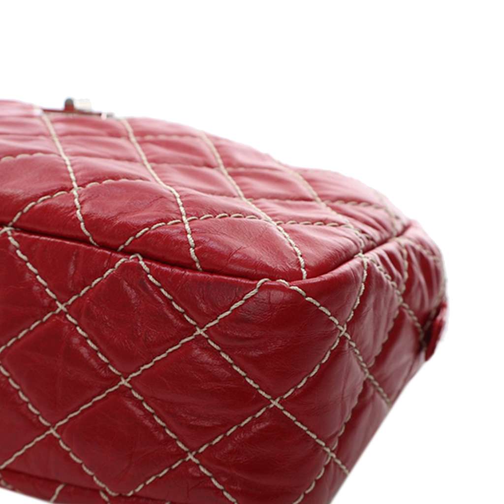Chanel Medium Quilted Aged Calfskin Reissue Camera Bag - Image 14