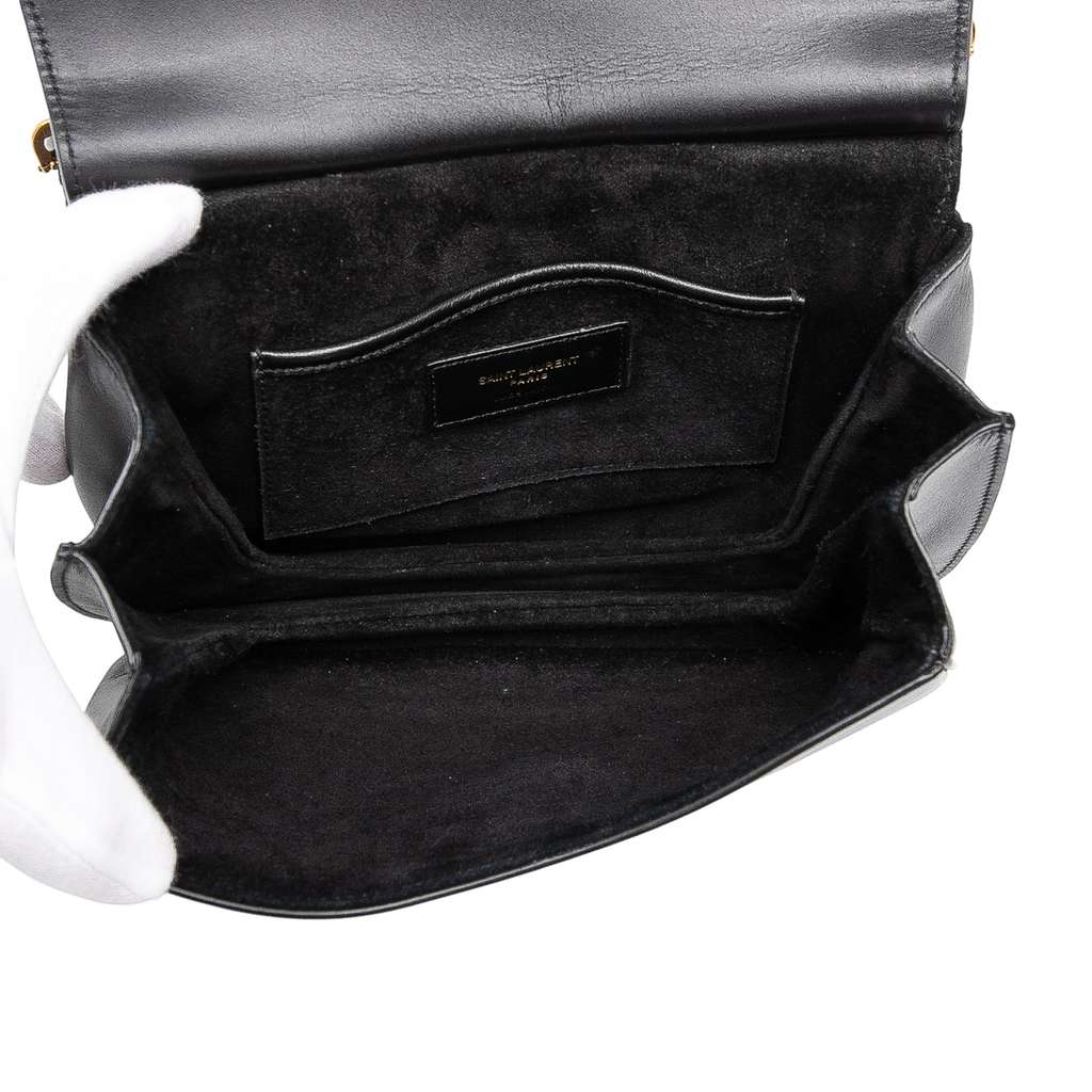 Saint Laurent Medium Smooth Calfskin Charlie Crossbody - 4