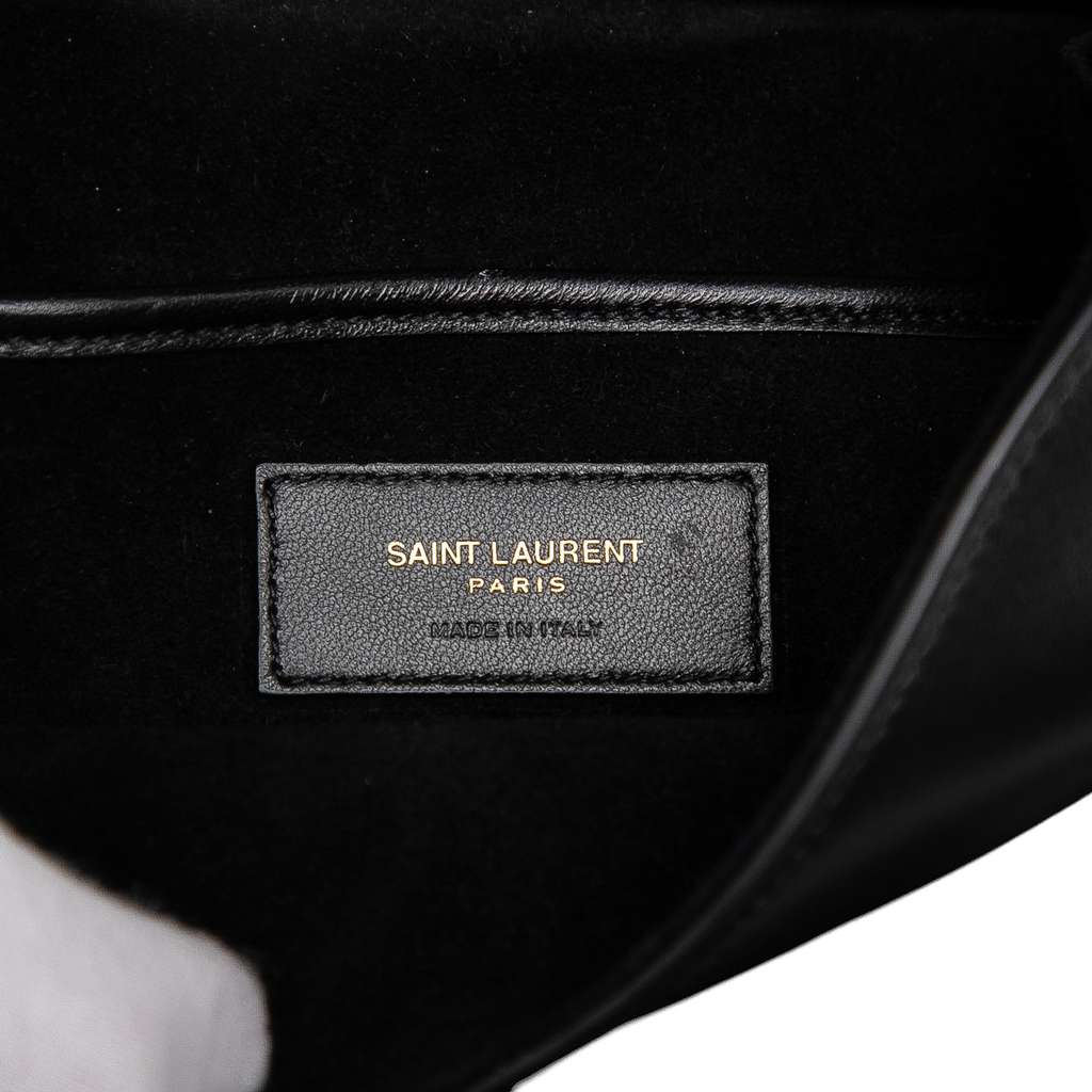 Saint Laurent Medium Smooth Calfskin Charlie Crossbody - Side view
