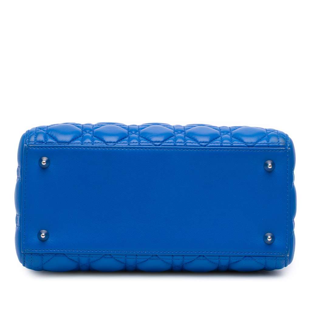 Dior Medium Lambskin Cannage Lady Dior - 3