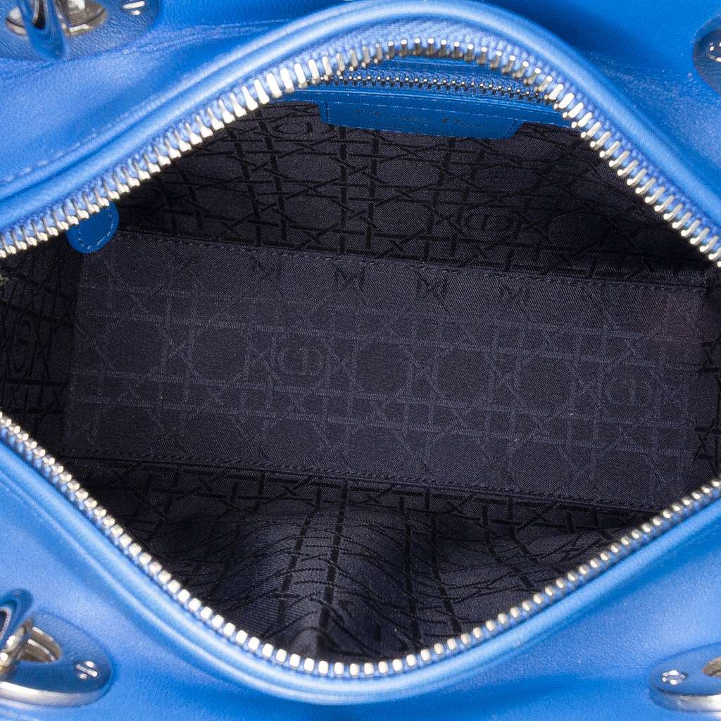 Dior Medium Lambskin Cannage Lady Dior - 4