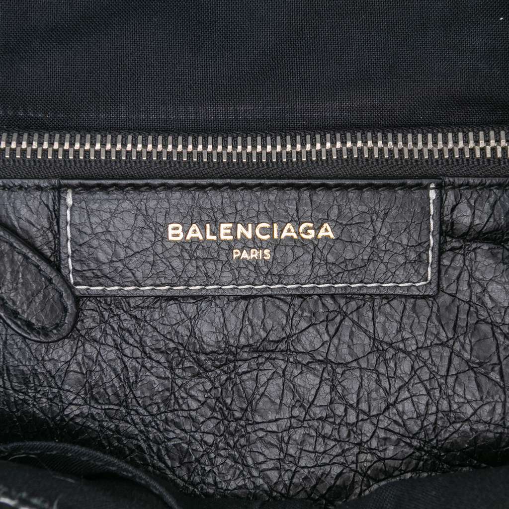 Balenciaga XS Lambskin Bazar Shopper Satchel - Side view
