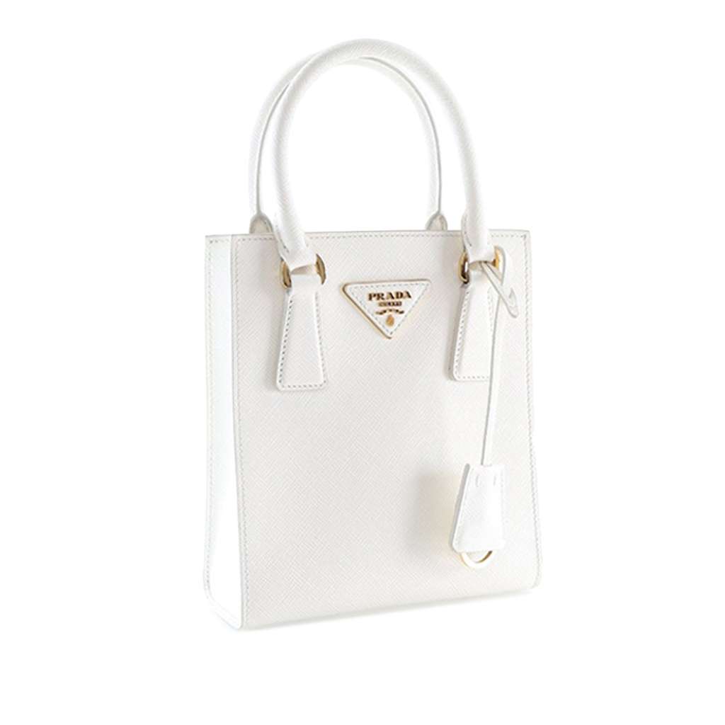 Prada Mini Saffiano Lux Tote - Back view