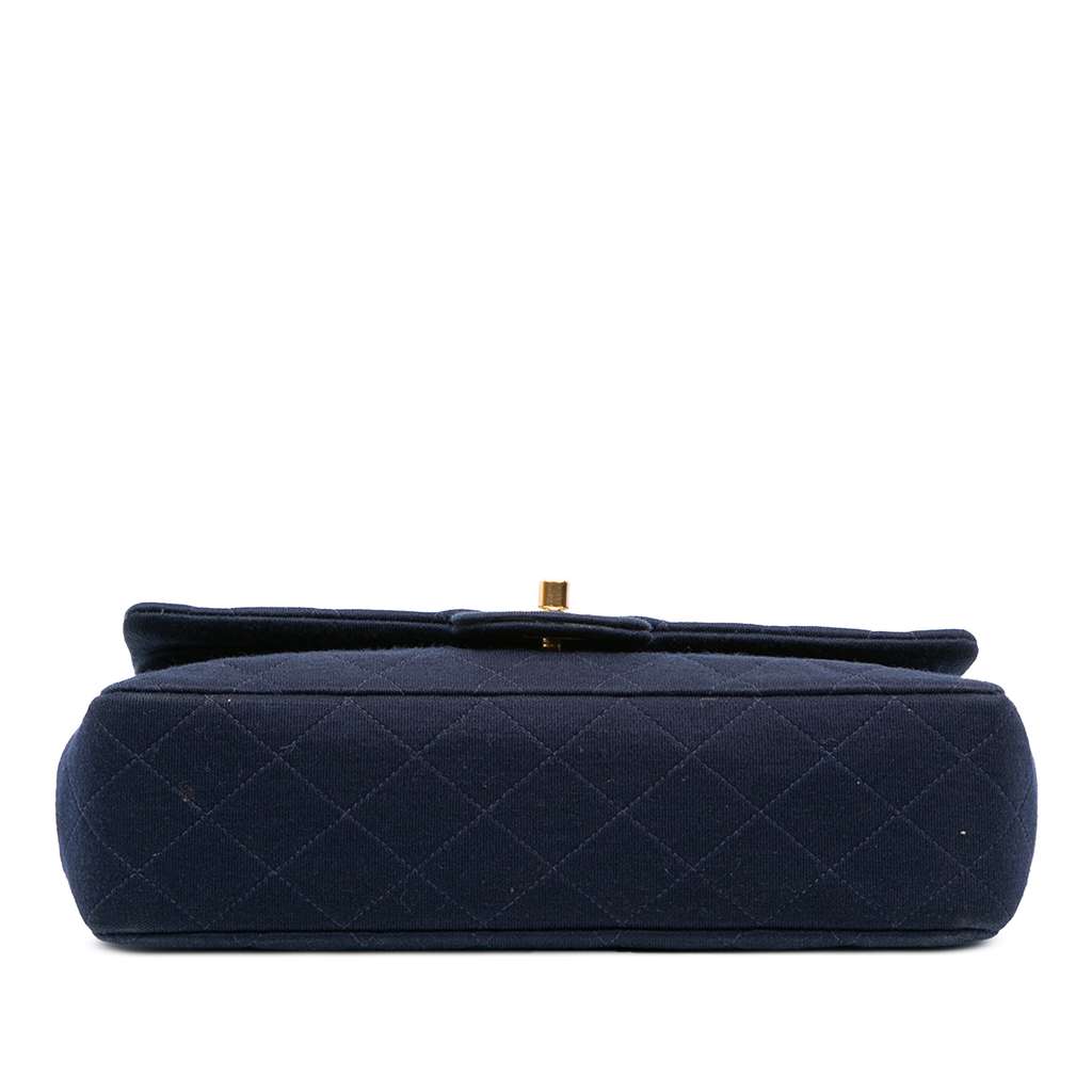 Chanel Medium Classic Jersey Double Flap - Image 6