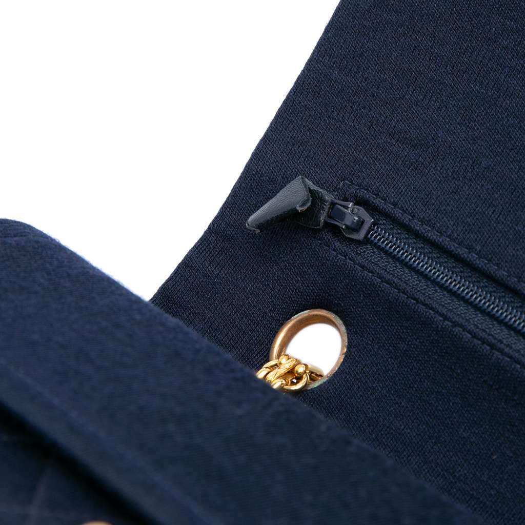 Chanel Medium Classic Jersey Double Flap - Image 10