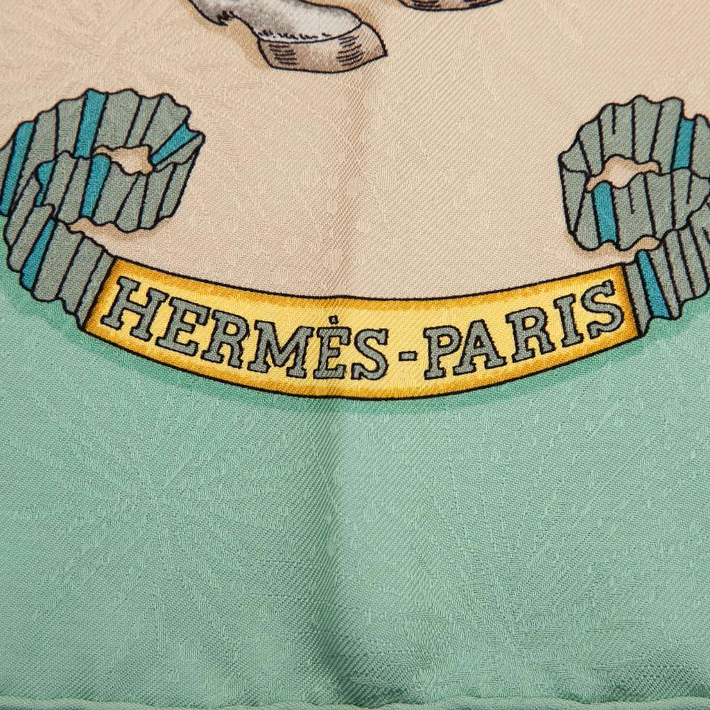 Hermès Les Fetes Du Roi Soleil Silk Scarf - Back view