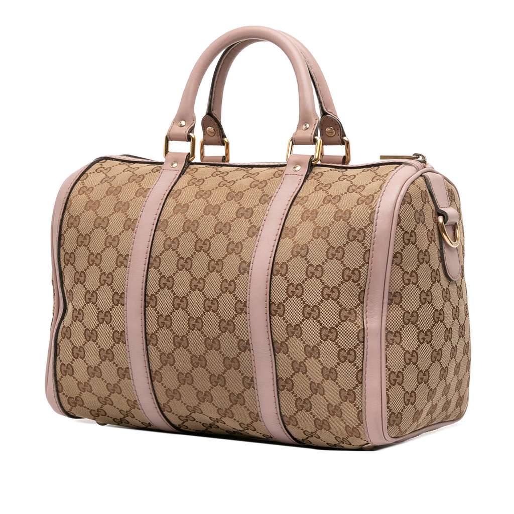Gucci Medium GG Canvas Joy Boston Bag - Back view