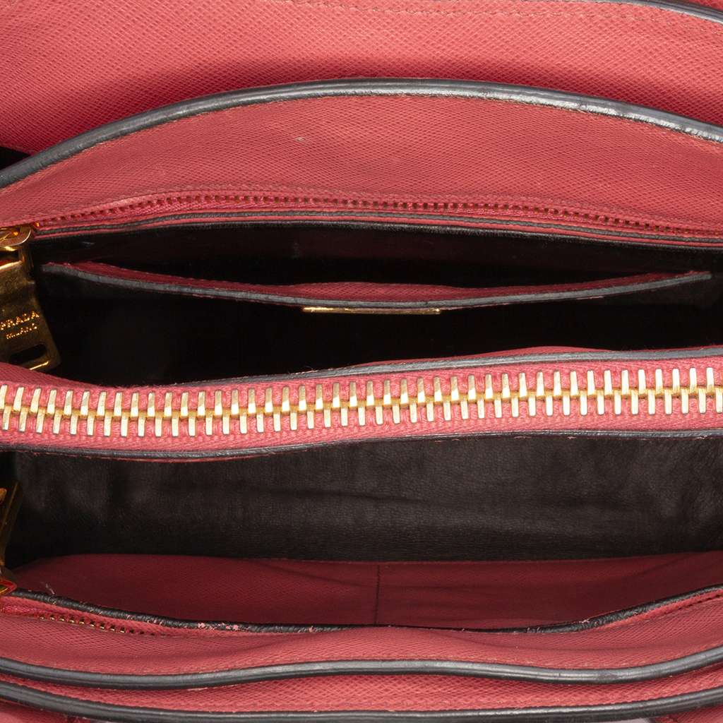 Prada Saffiano Soft Triple Pocket Tote - 4