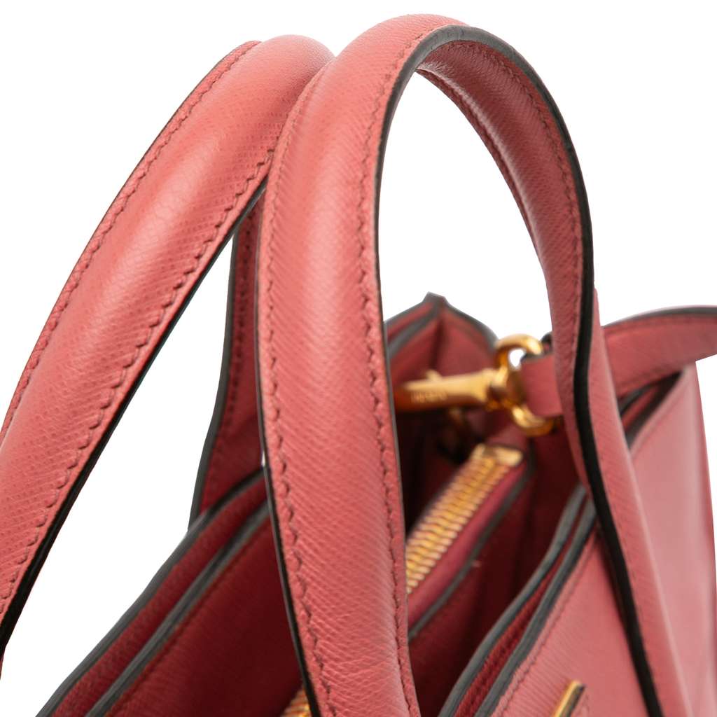 Prada Saffiano Soft Triple Pocket Tote - Image 10