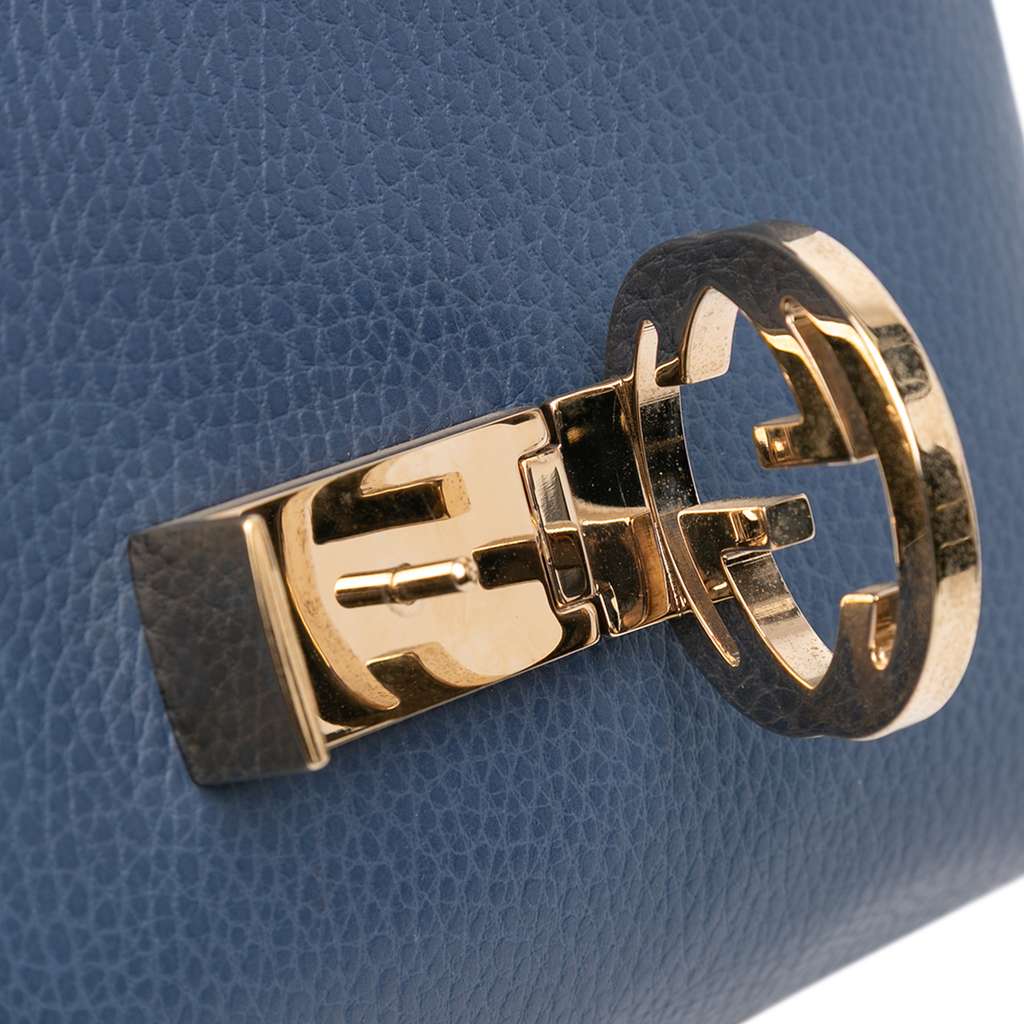 Gucci Small Dollar Calf Interlocking G Satchel - Detail 2