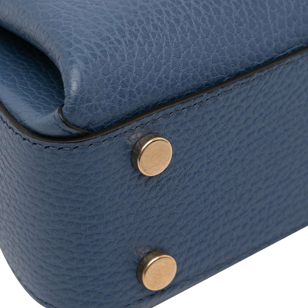 Gucci Small Dollar Calf Interlocking G Satchel - Image 10