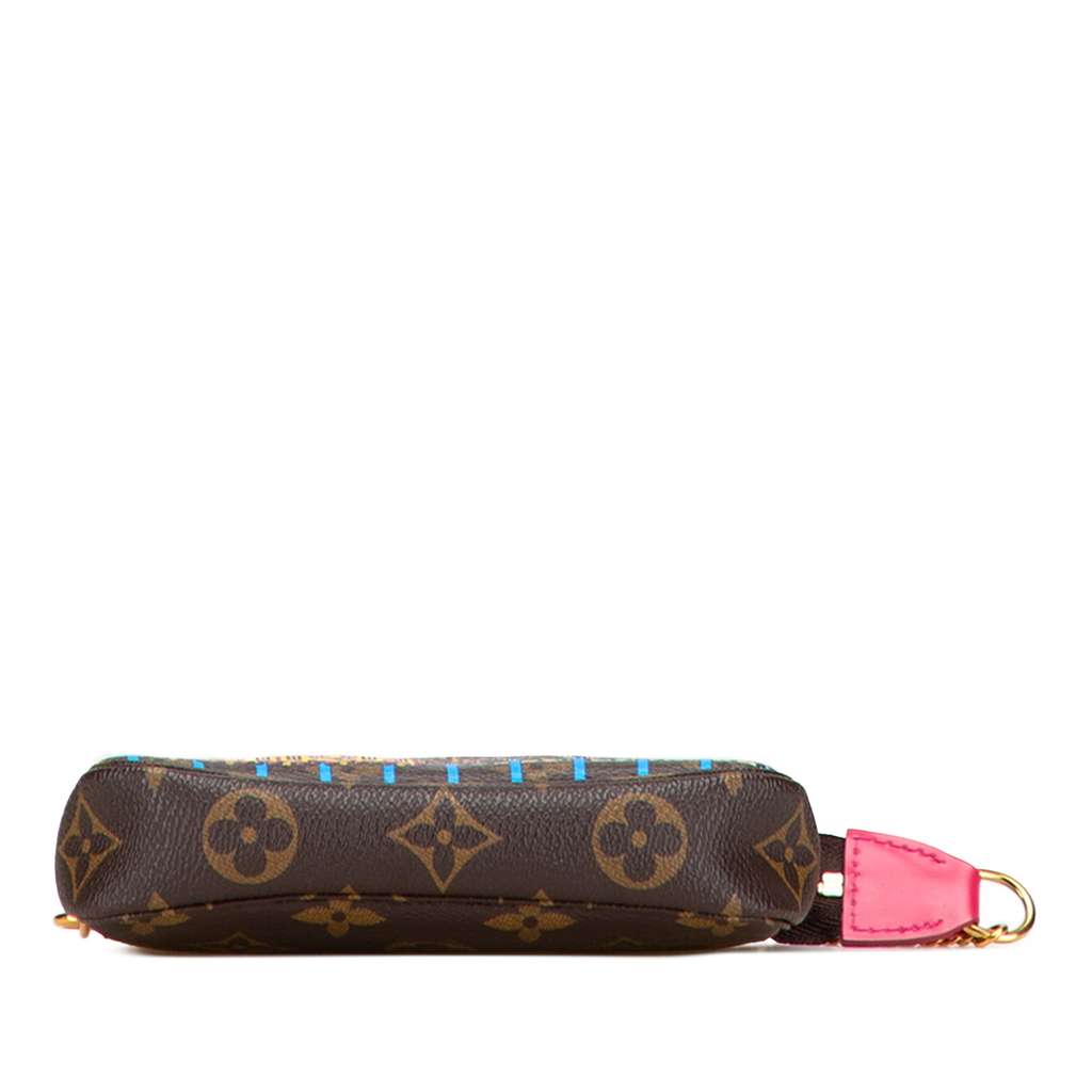 Louis Vuitton Monogram Vivienne Christmas Roller Coaster Mini Pochette Accessoires - Image 6
