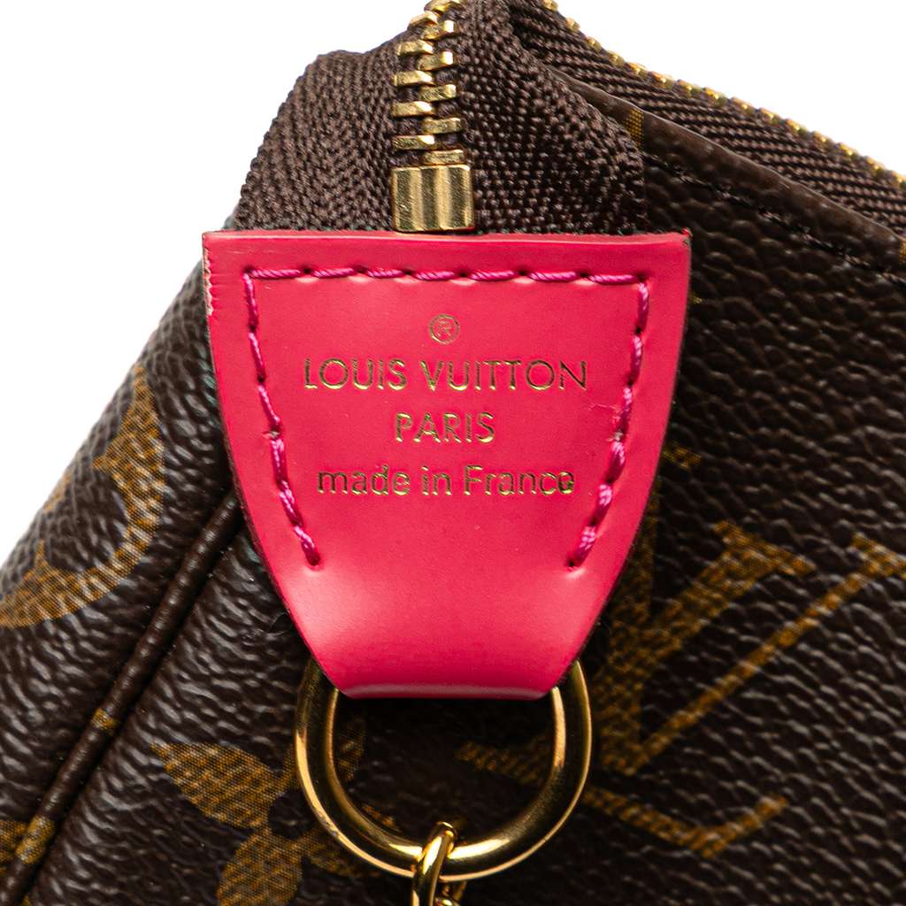 Louis Vuitton Monogram Vivienne Christmas Roller Coaster Mini Pochette Accessoires - Side view