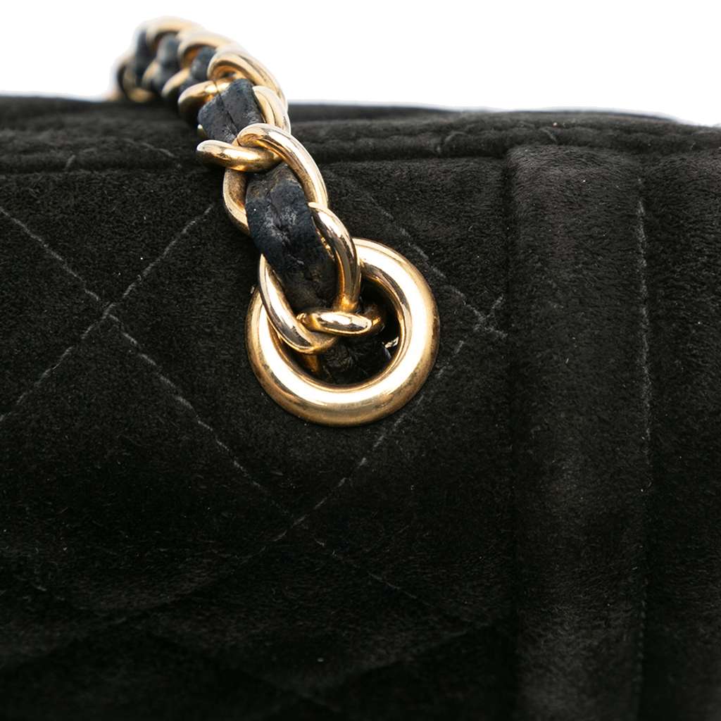 Chanel Quilted Suede Tassel Flap - Image 11
