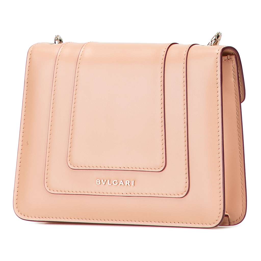 Bvlgari Small Leather Square Serpenti Forever Chain Crossbody - 2