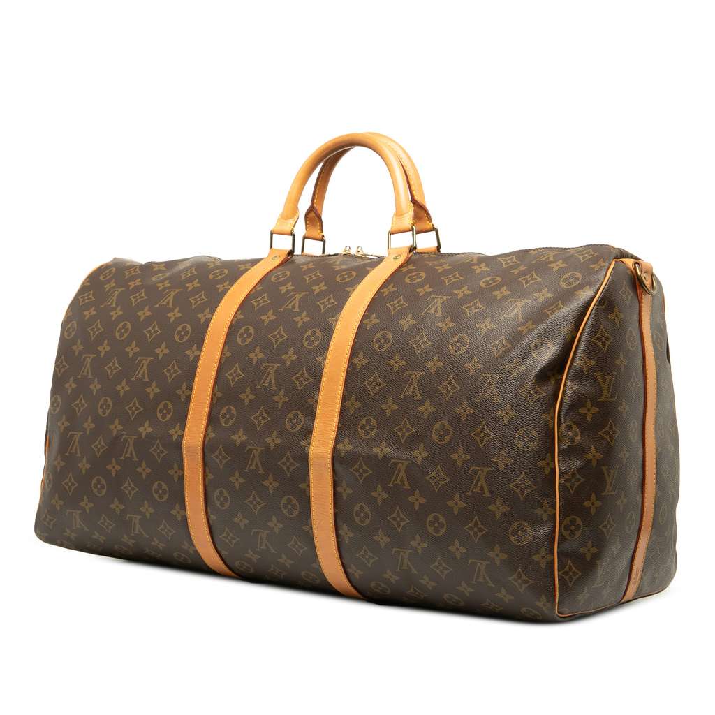 Louis Vuitton Monogram Keepall Bandouliere 60 - Back view