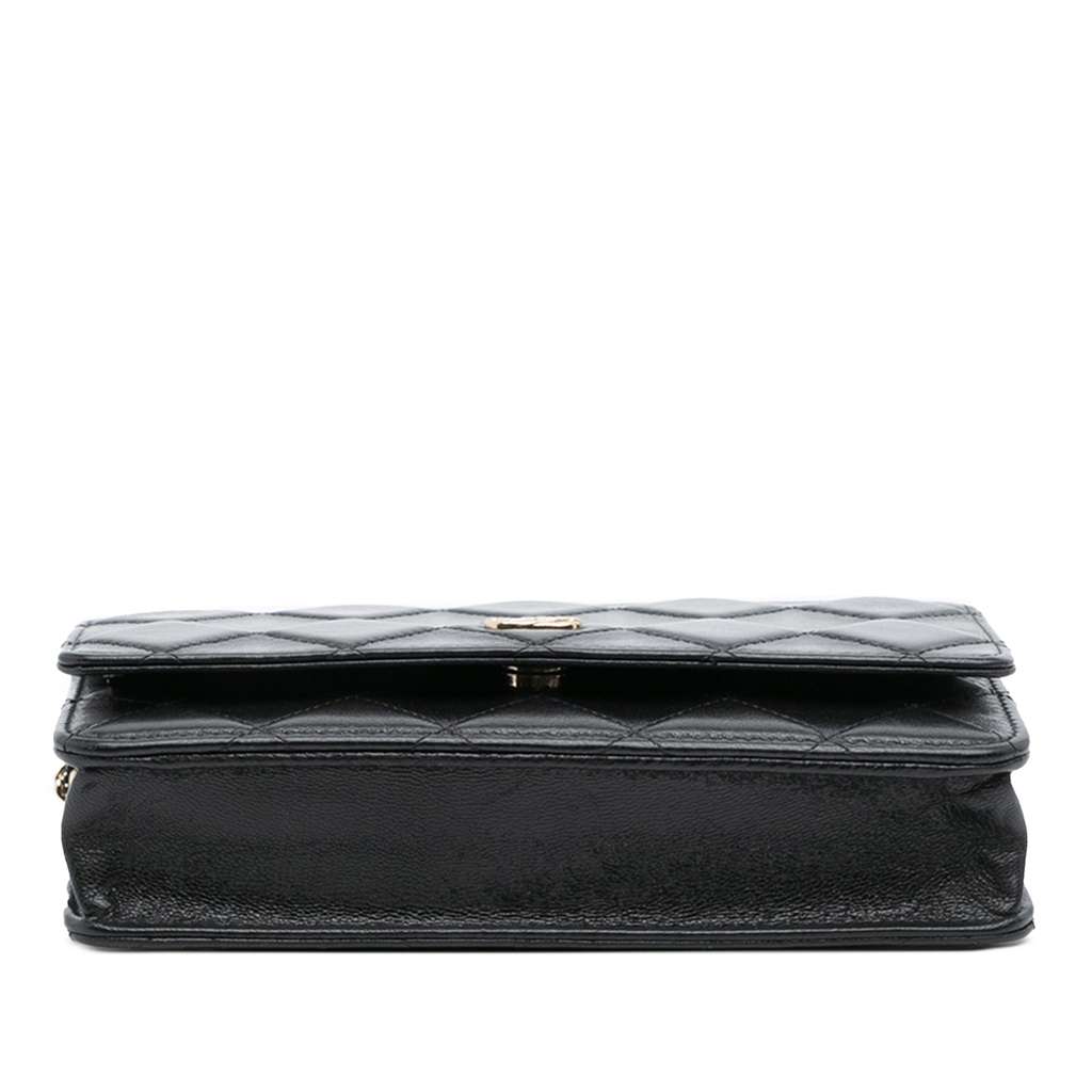 Chanel CC Quilted Calfskin Wallet on Chain - 3