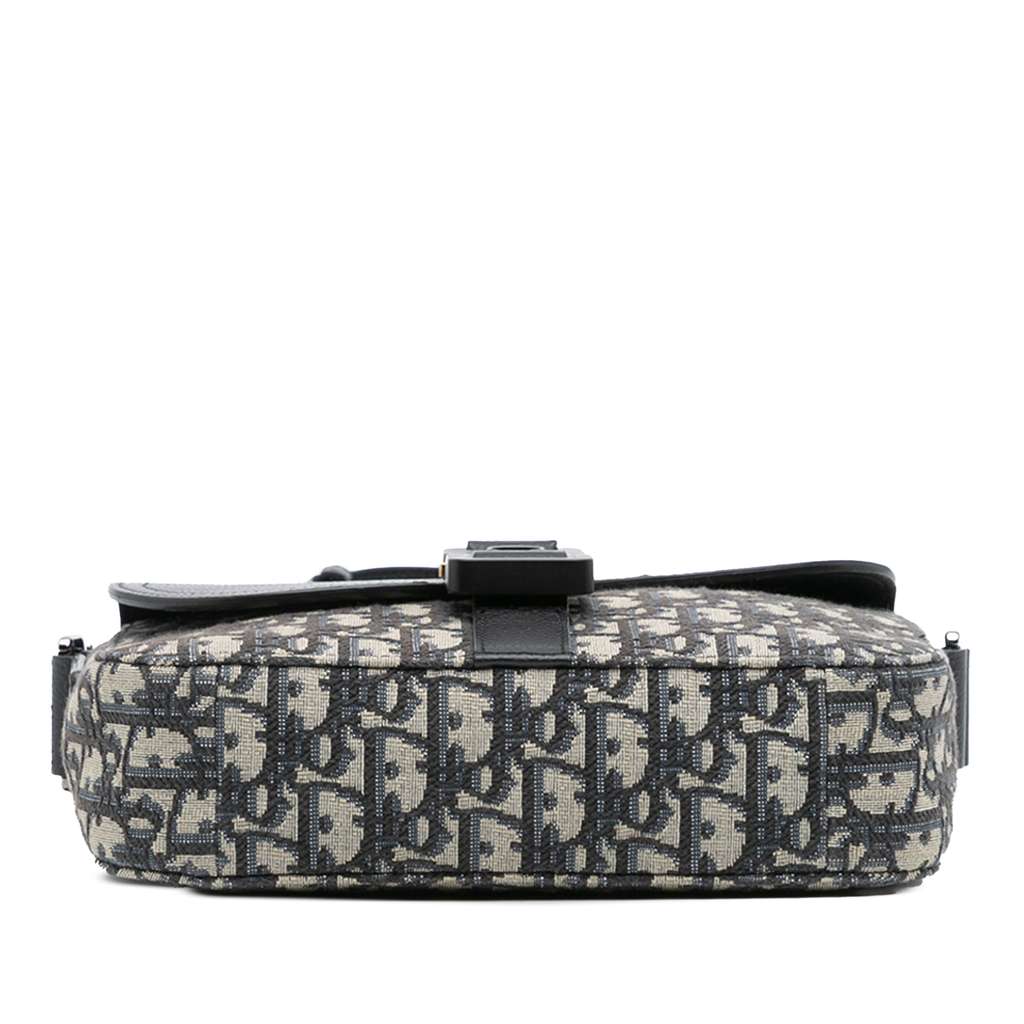Dior Small Oblique Canvas Saddle Messenger Bag with Flap - 3