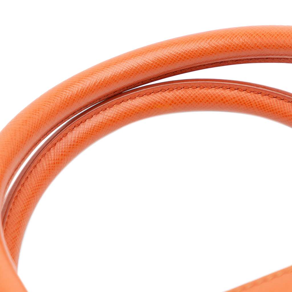 Prada Small Saffiano Lux Galleria Double Zip Satchel - Image 13