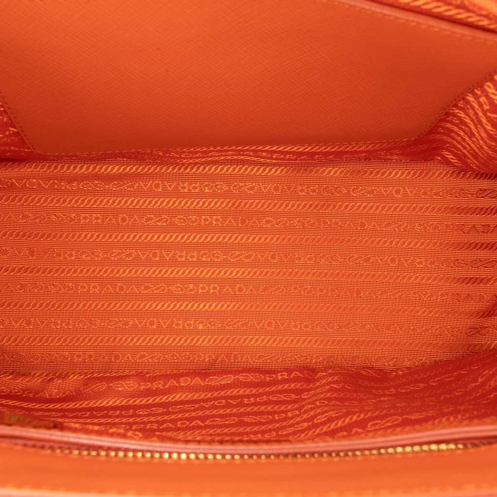 Prada Small Saffiano Lux Galleria Double Zip Satchel - 4
