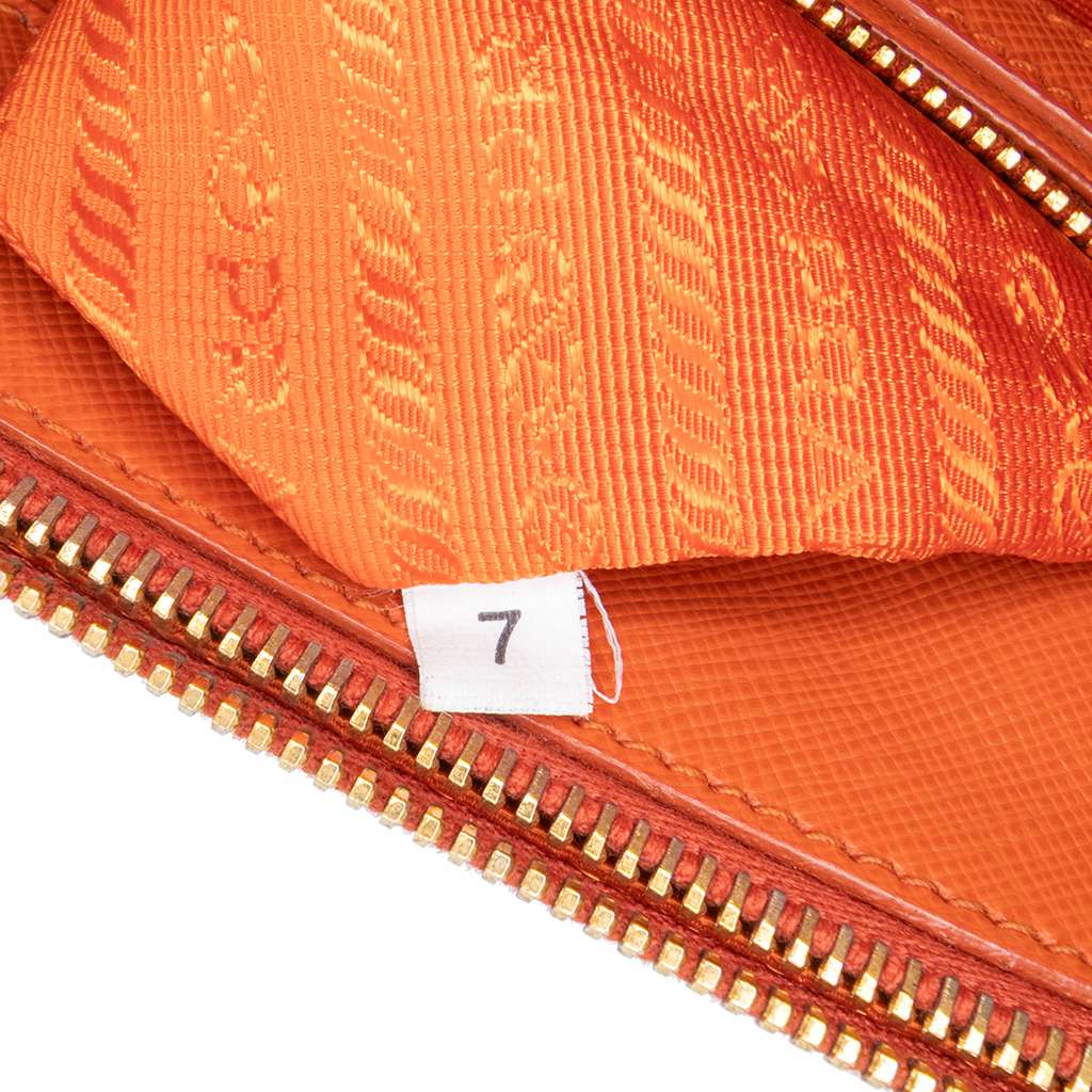 Prada Small Saffiano Lux Galleria Double Zip Satchel - Detail 2