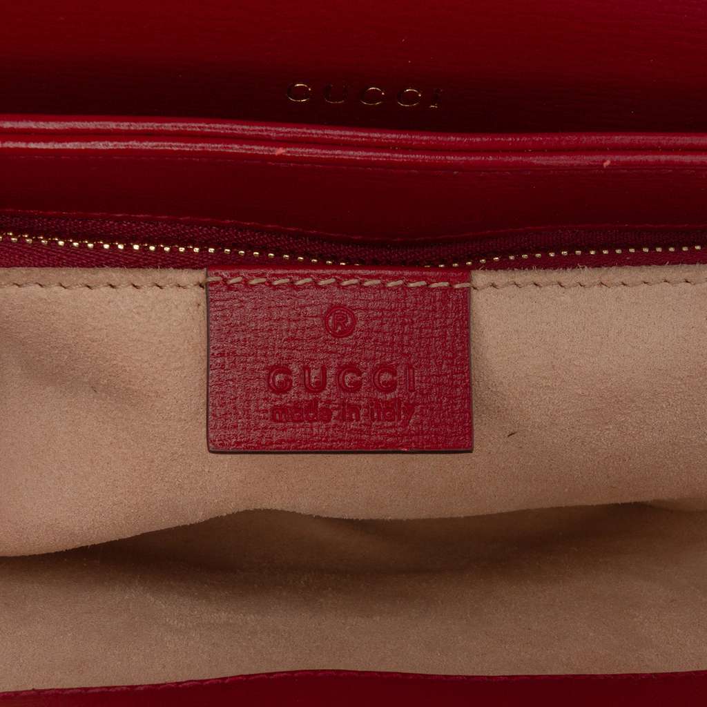 Gucci Medium GG Supreme Horsebit 1955 Shoulder Bag - Side view