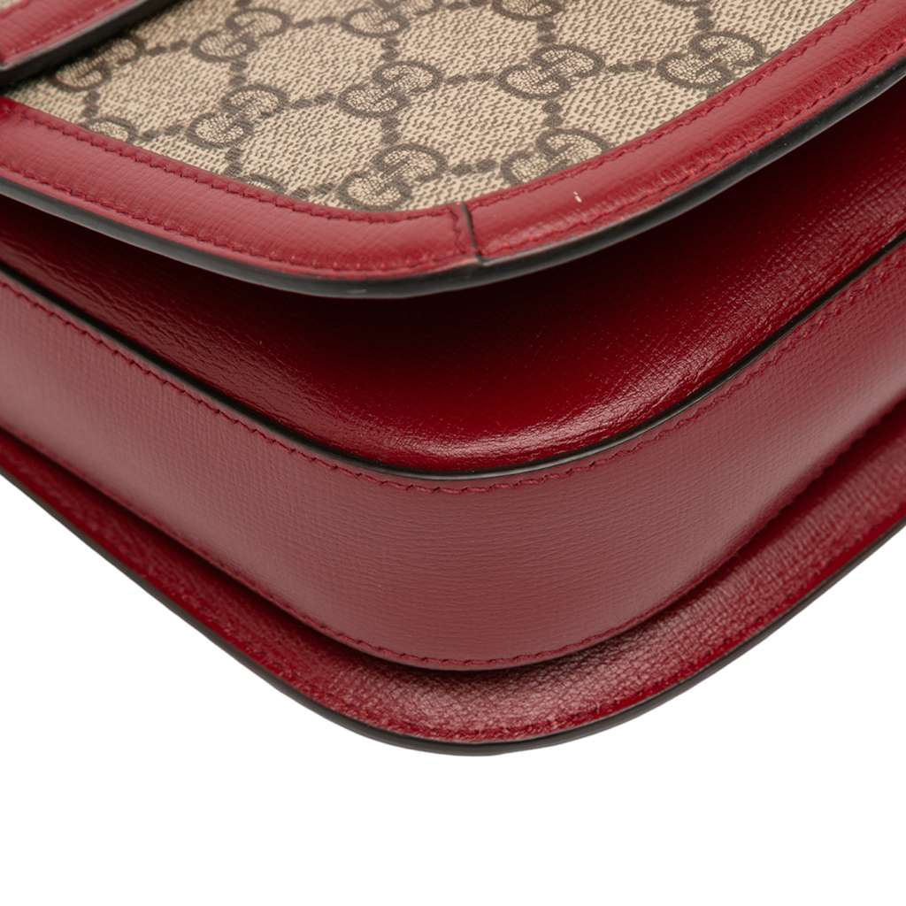 Gucci Medium GG Supreme Horsebit 1955 Shoulder Bag - Detail 2