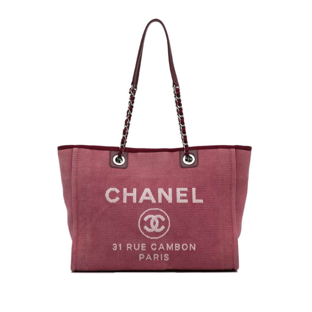 Chanel Small Mixed Fibers Deauville Tote
