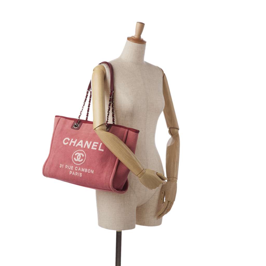 Chanel Small Mixed Fibers Deauville Tote - Image 11
