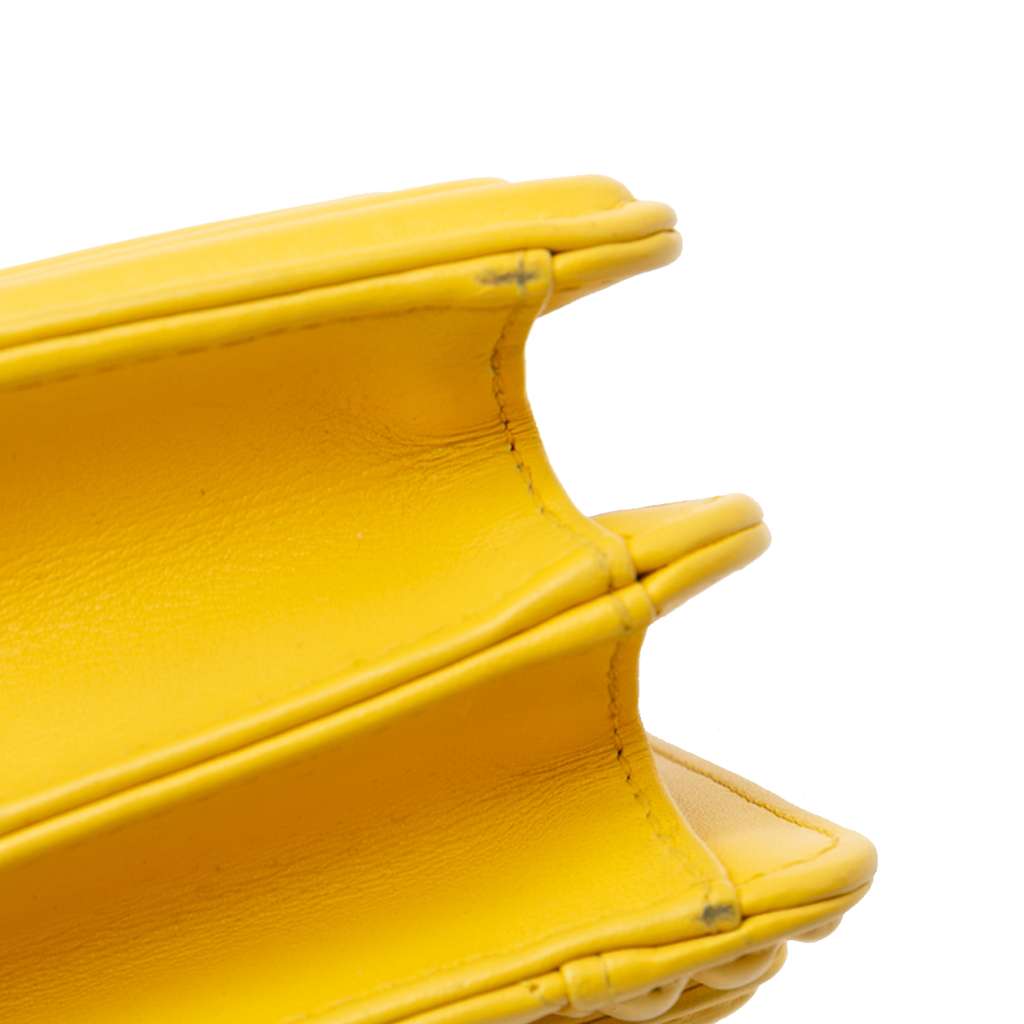 Chanel Quilted Lambskin North South Boy Flap - Image 13