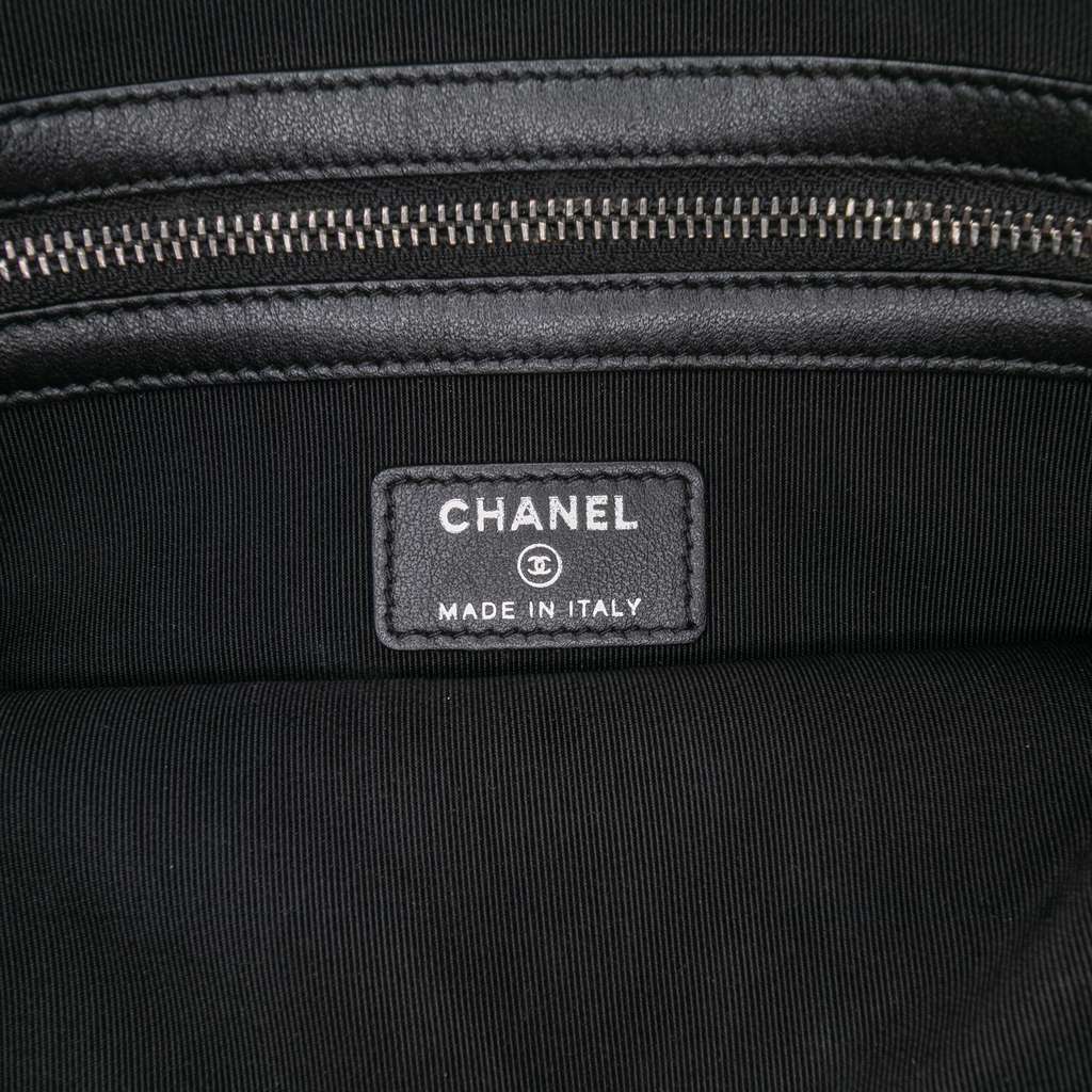 Chanel Medium Tweed and Calfskin Gabrielle O Case Clutch - Side view