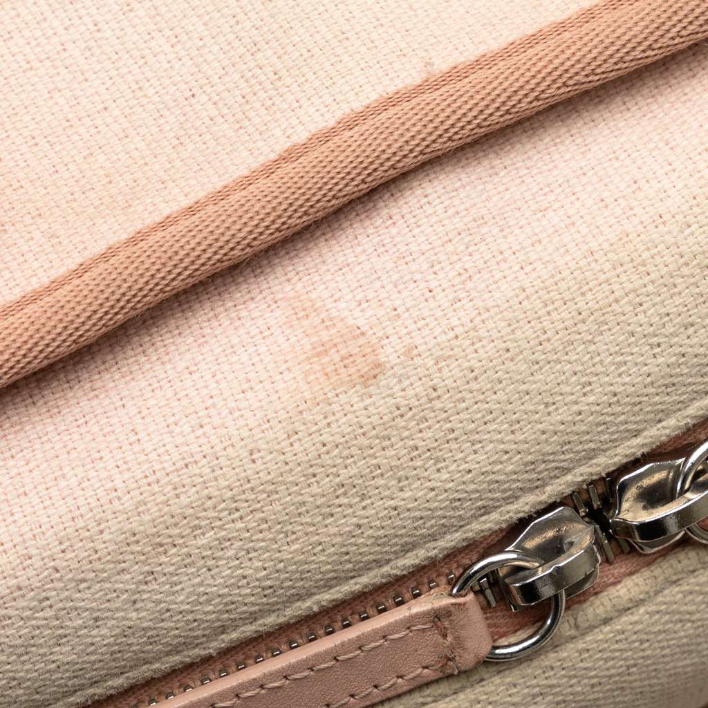 Chanel Small Canvas Deauville Bowling Bag - Image 12