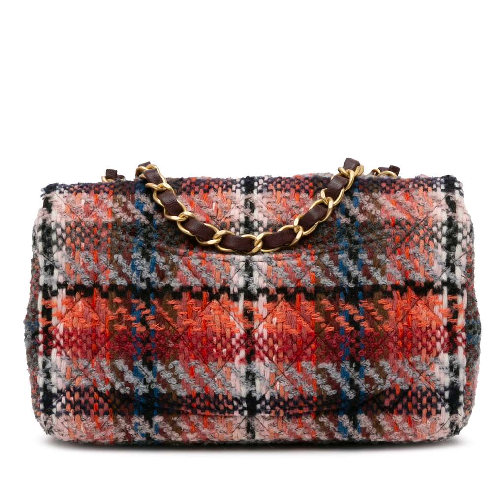 Chanel Mini Rectangular Classic Tweed Single Flap - 3