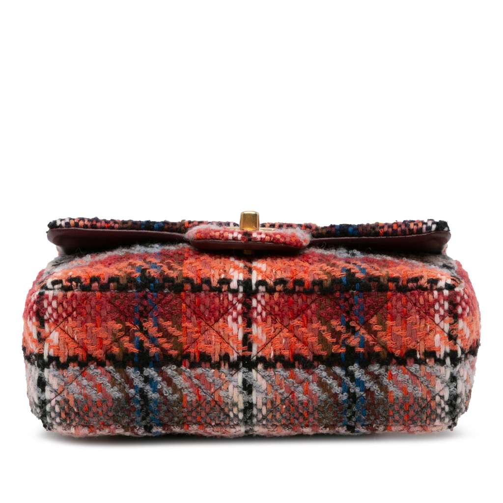 Chanel Mini Rectangular Classic Tweed Single Flap - 4