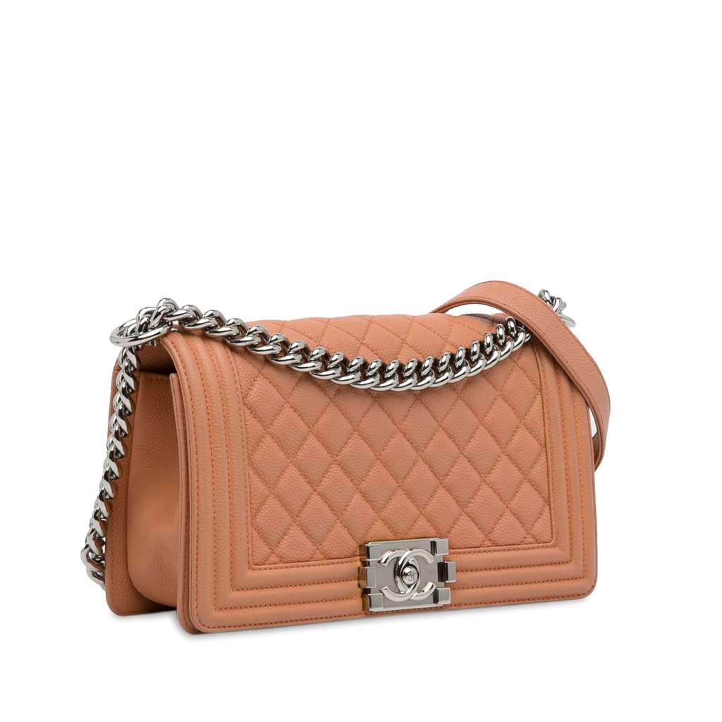 Chanel Old Medium Quilted Caviar Boy Flap - 2