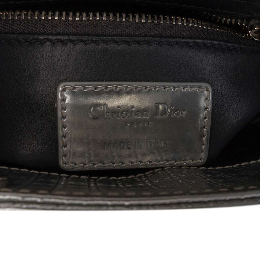 Dior Mini Metallic Patent Microcannage Lady Dior - 5