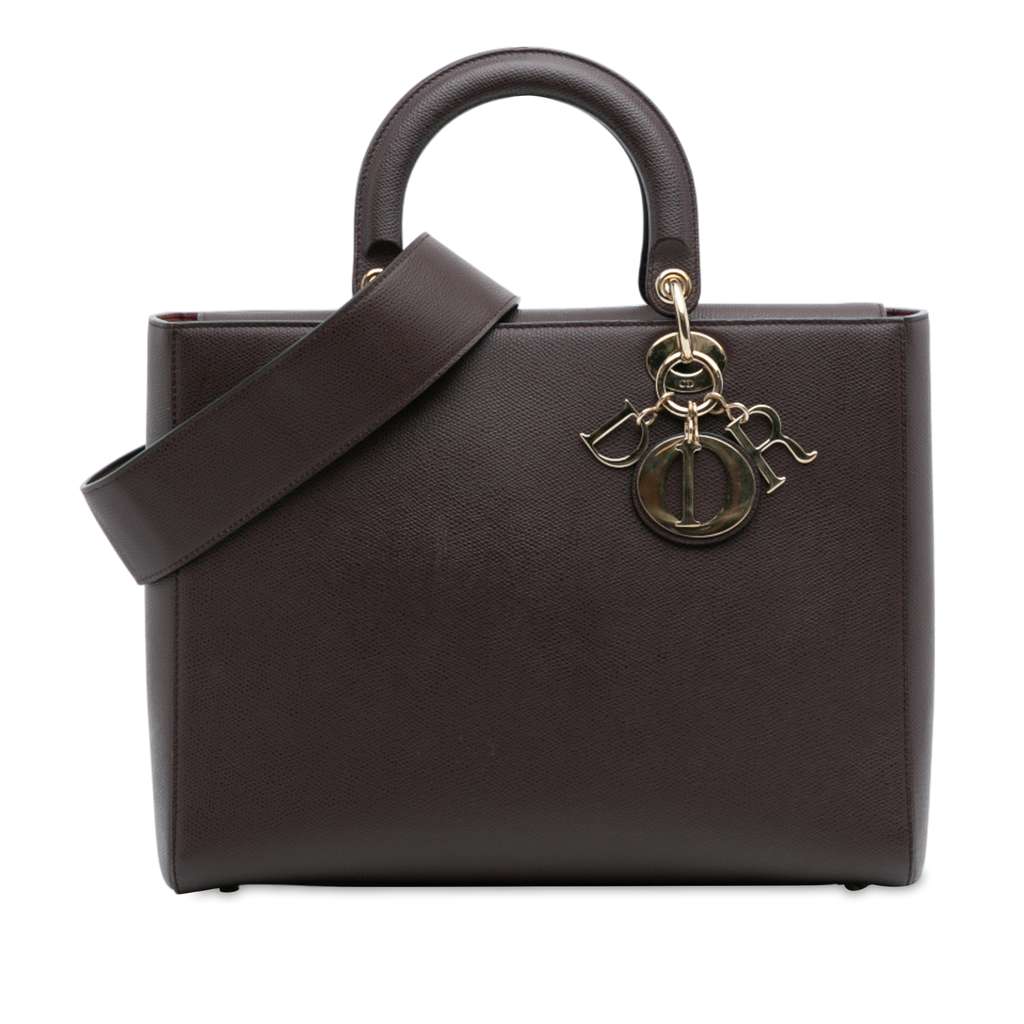 Dior Large Grained Calfskin Lady D Sire